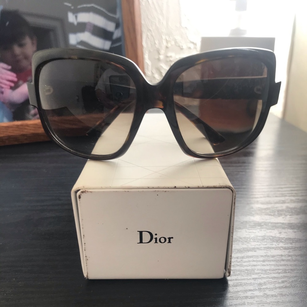 Oversized Dior sunglasses